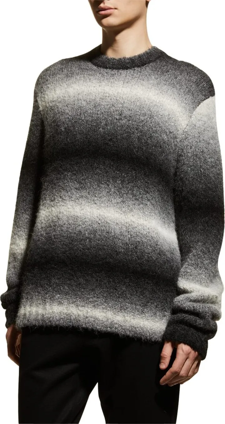 Men's Ombre Knit Sweatshirt