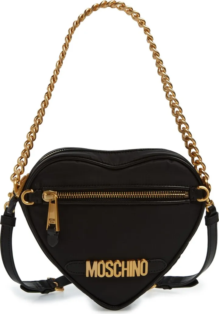 Logo Nylon Heart Bag