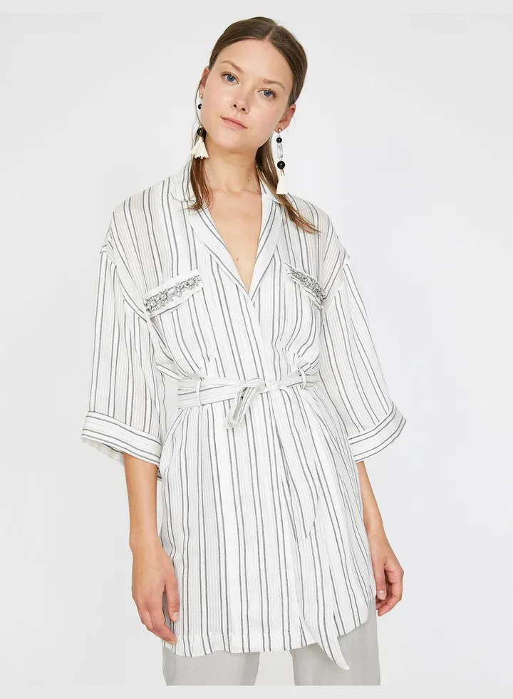 Striped Kimono