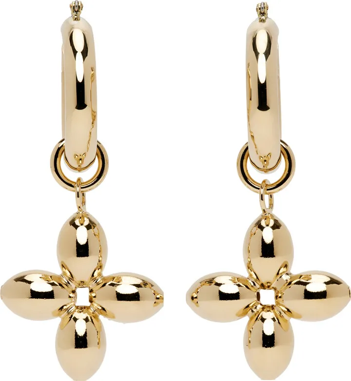 Laura Lombardi Gold Santina Earrings
