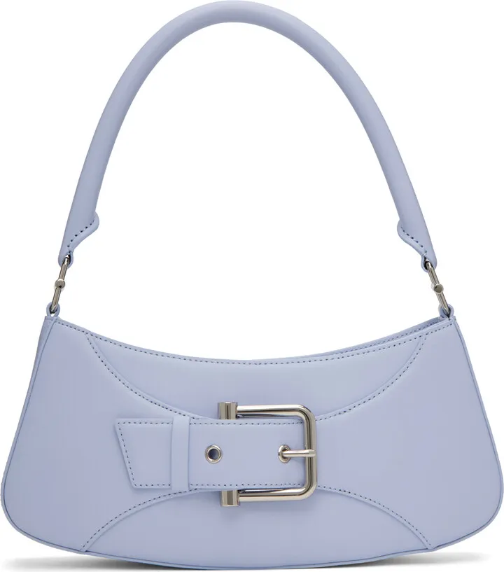 OSOI Blue Belted Brocle Bag