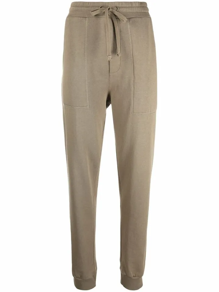 Rear-Logo Organic Cotton Track Pants
