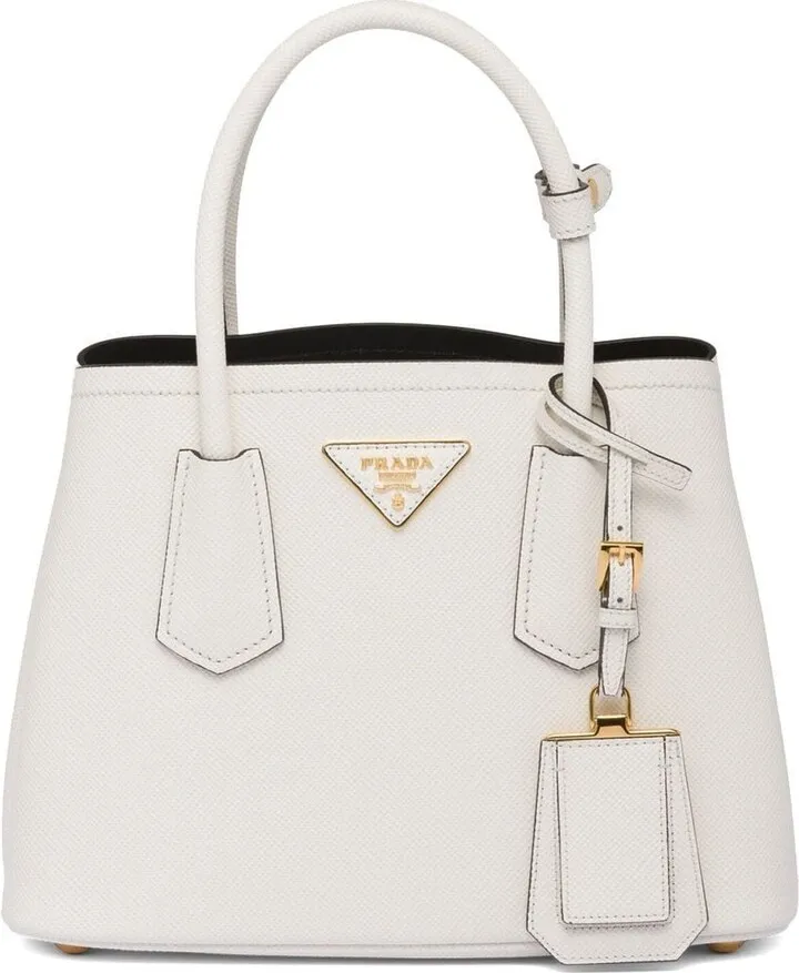 Double Saffiano leather mini bag