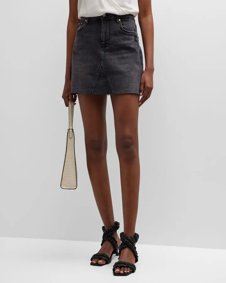 Jessie Vintage Denim Mini Skirt