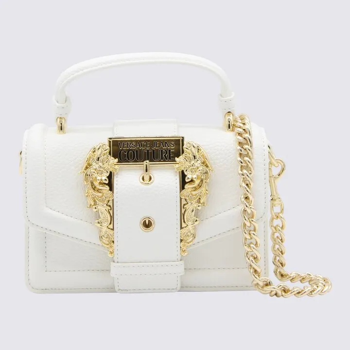 Versace Jeans Couture Baroque Buckle Chain-Linked Crossbody Bag