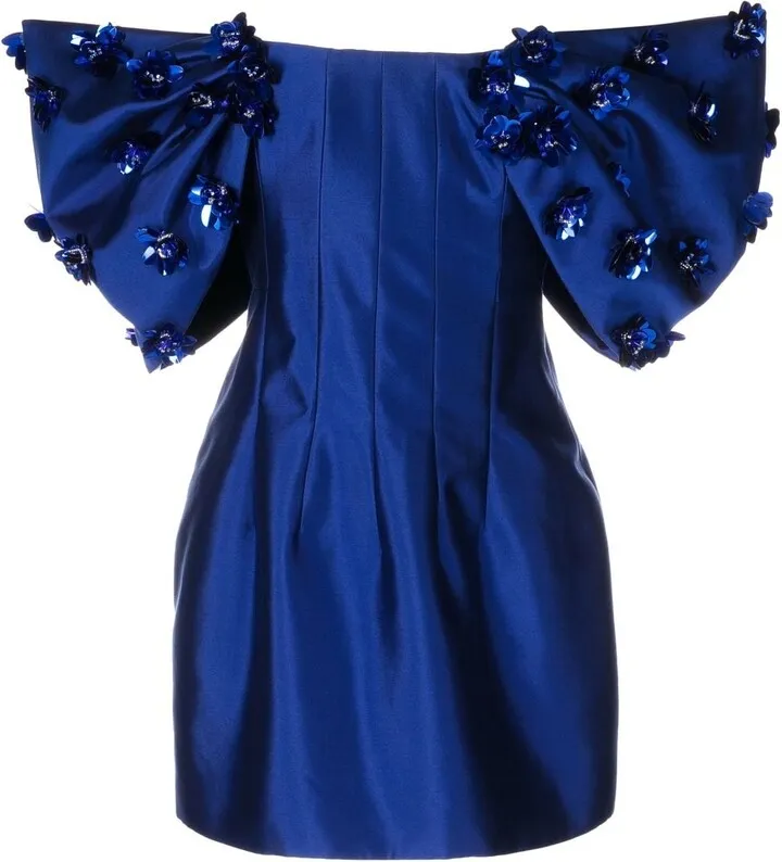 Vito off-shoulder minidress