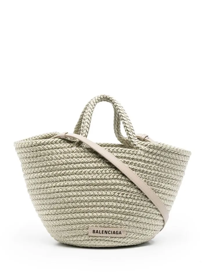 Ibiza woven basket bag