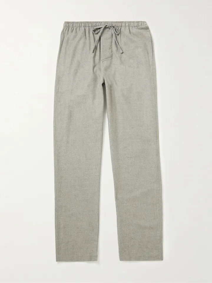 Heritage Cotton and Wool-Blend Flannel Pyjama Trousers