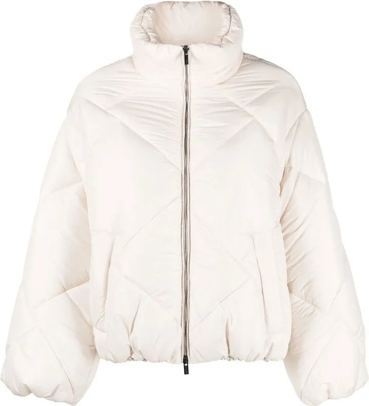 Diamond-Quilted Puffer Jacket