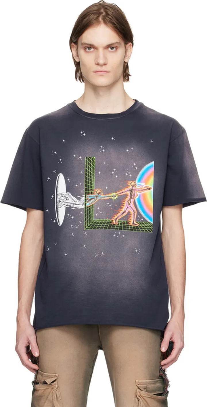 Alchemist Navy Printed T-Shirt