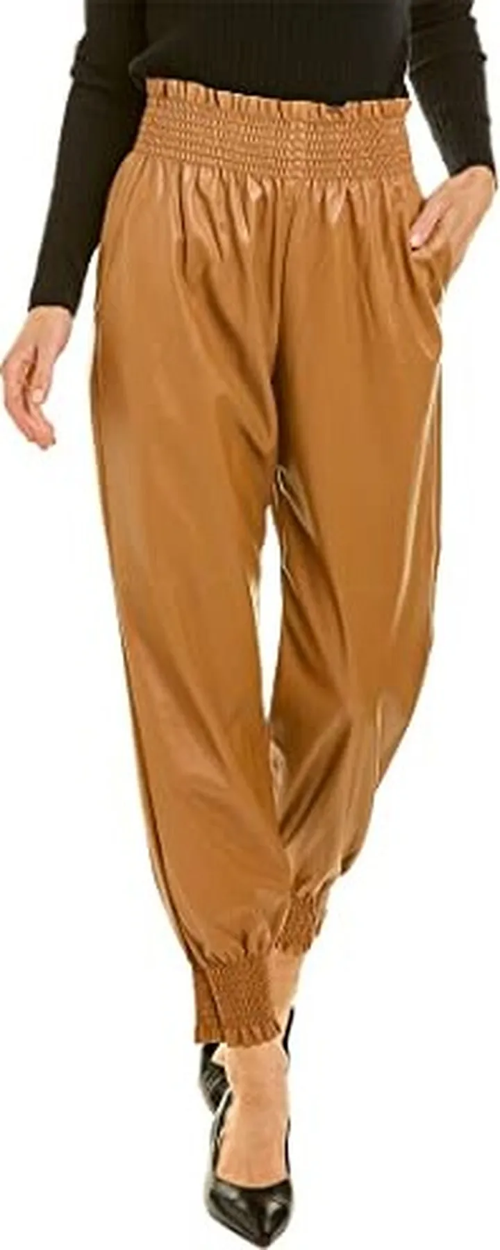 Trina Turk Women's Vegan Leather Joggers