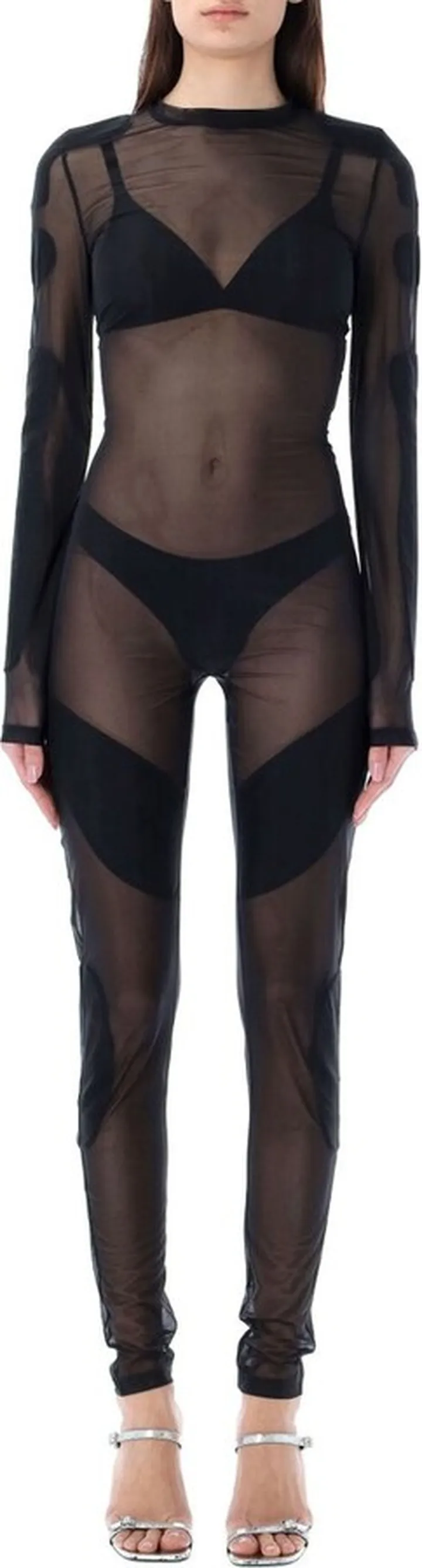 Heron Preston Motorbike Sheer Bodysuit