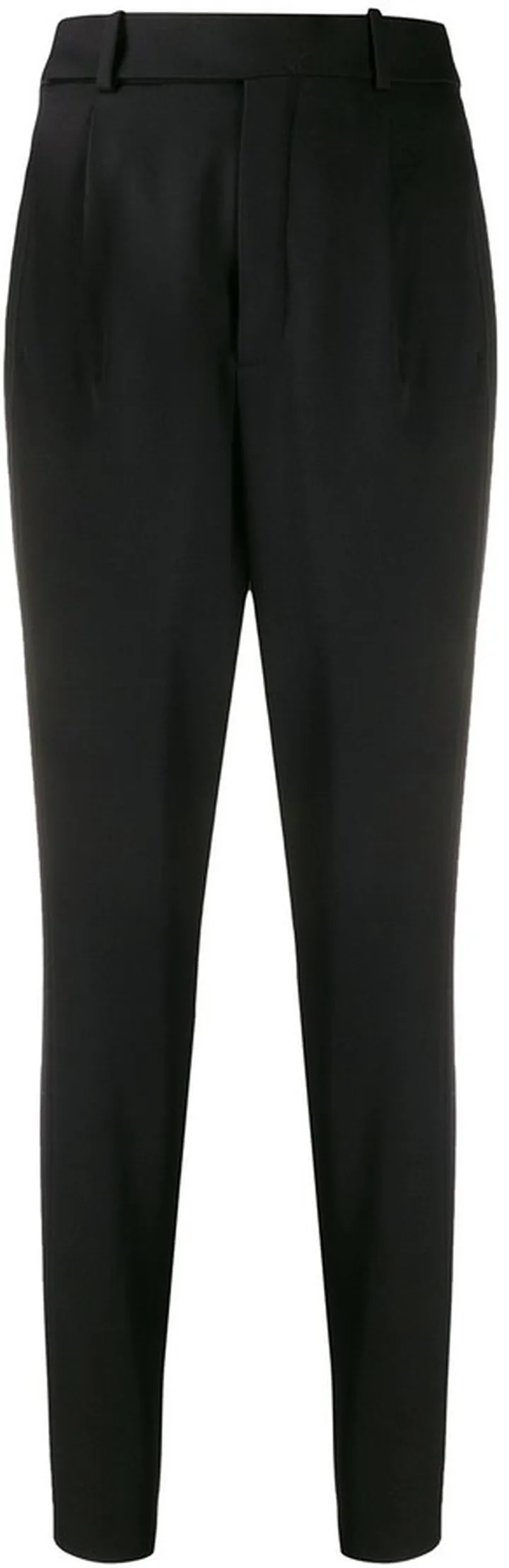 High-Waist Tapered Trousers