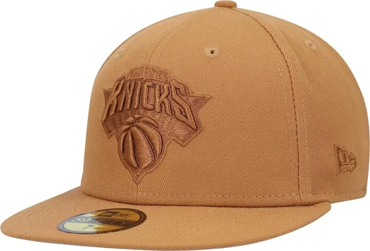 Men's New Era Tan New York Knicks Color Pack 59FIFTY Fitted Hat
