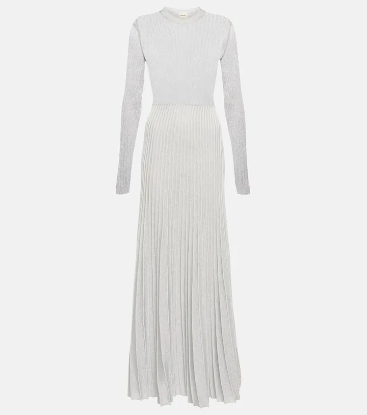 Keese metallic jersey maxi dress