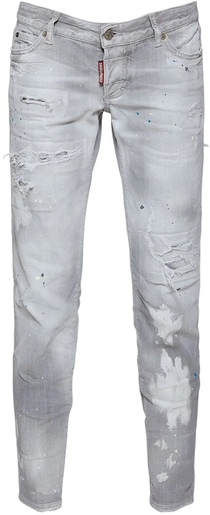Jennifer distressed cotton denim jeans