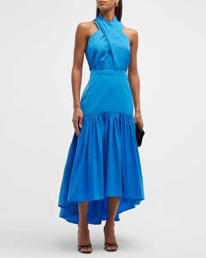 Radley Crisscross High-Low Maxi Dress