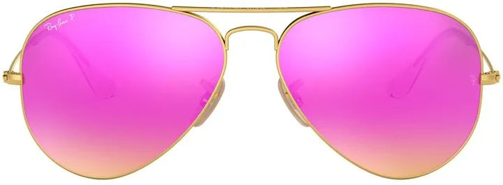 Standard Icons 58mm Mirrored Polarized Aviator Sunglasses