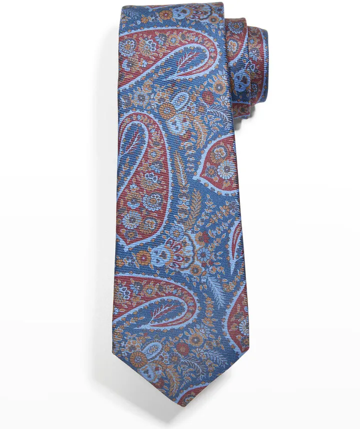 Men's Paisley Silk Tie