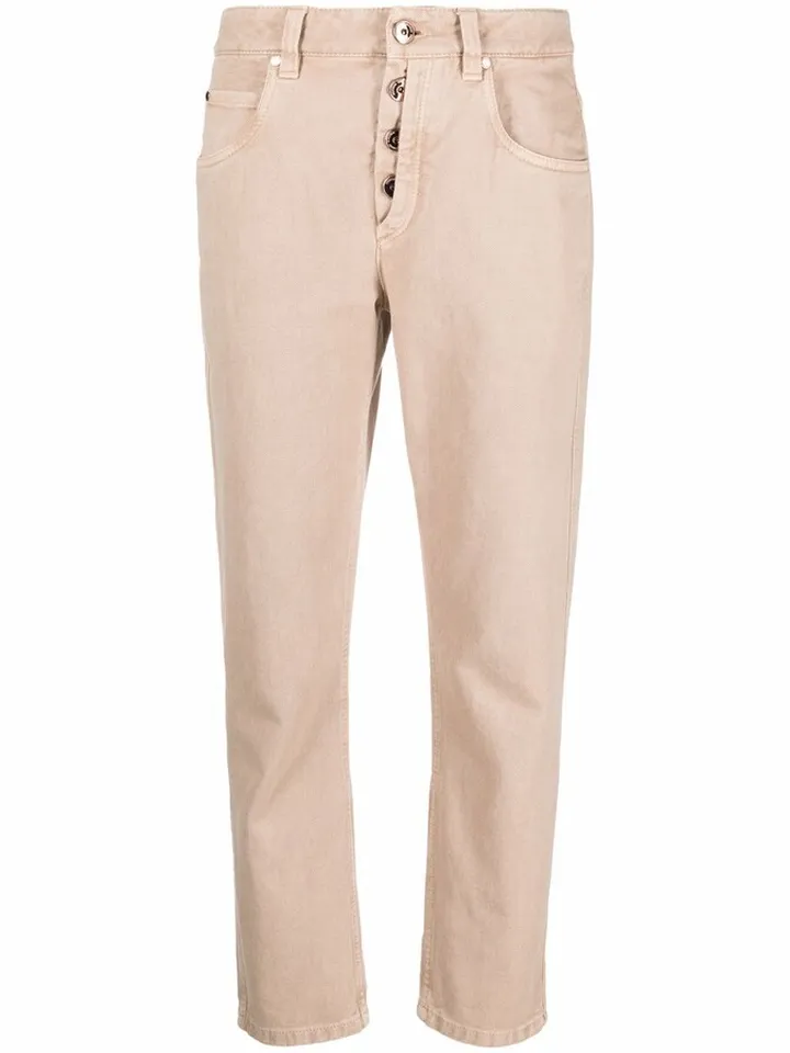 Cropped Chino Trousers