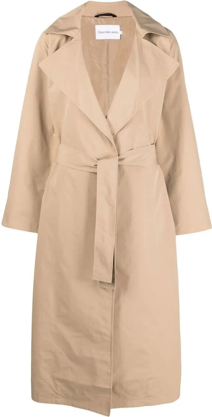Belted Gabardine Trench Coat