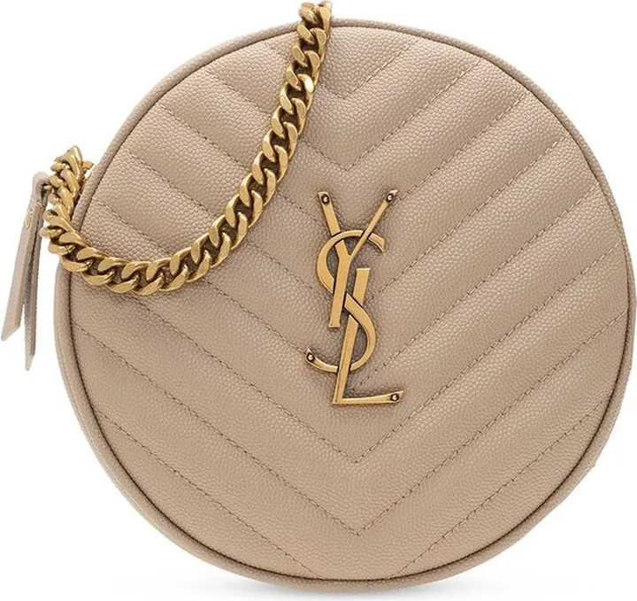 Saint Laurent Vinyle Round Camera Bag