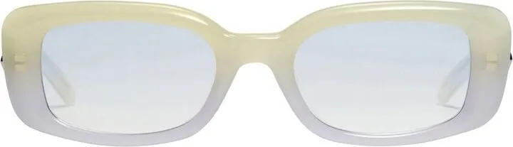 Gradient-Effect Rectangular Frame Sunglasses