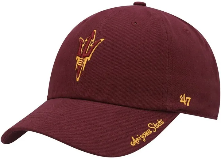 Women's Maroon Arizona State Sun Devils Miata Clean Up Logo Adjustable Hat