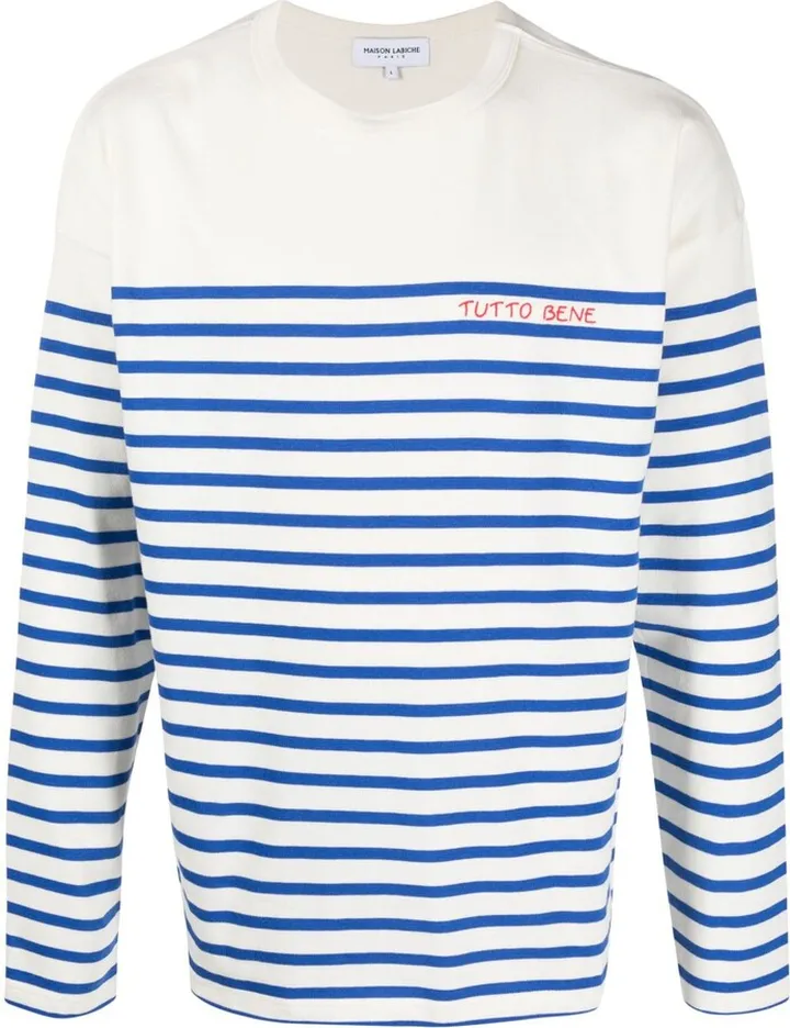 striped long-sleeve T-shirt