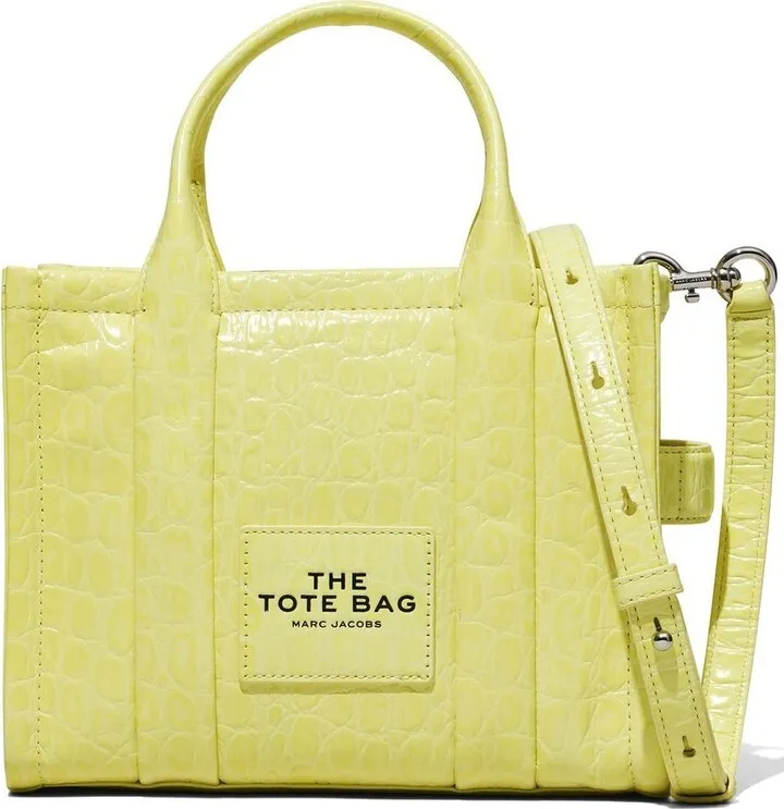 The Mini croc-embossed leather tote bag
