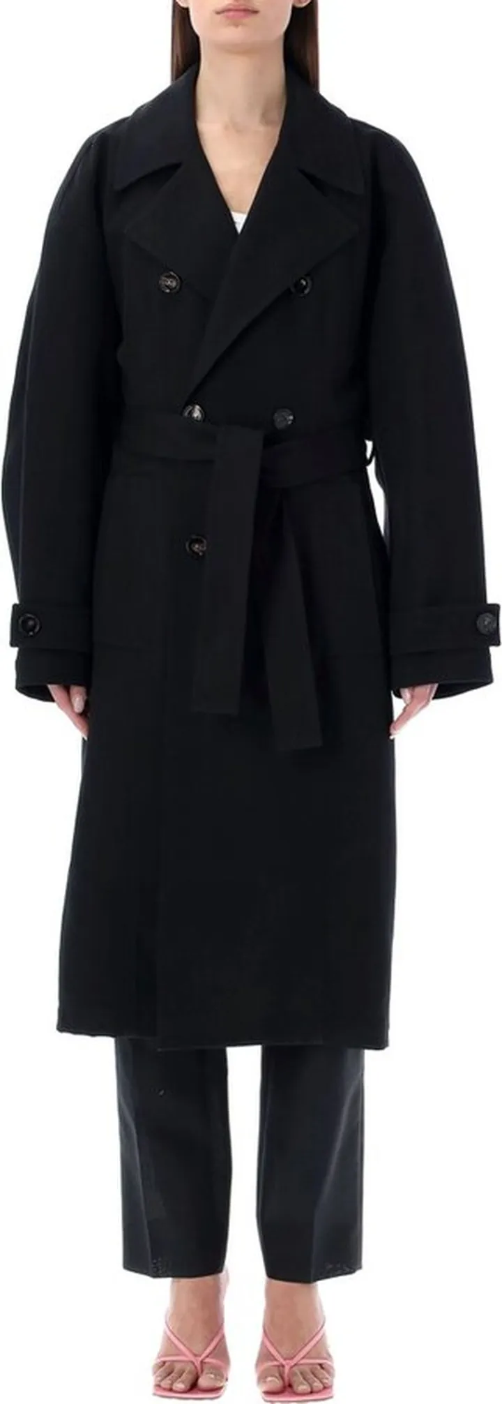 Bottega Veneta Double Breasted Trench Coat