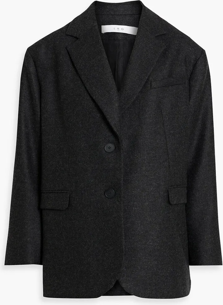 Oizo brushed wool-blend twill blazer
