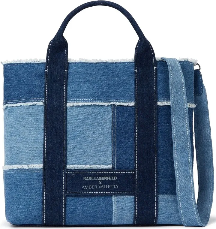 x Amber Valletta denim tote bag