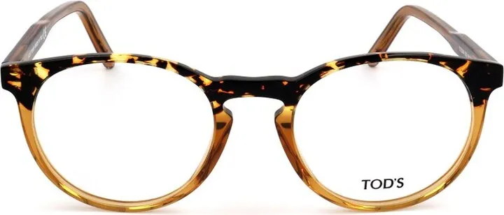 Tod's Tortoise Shell Oval Frame Glasses