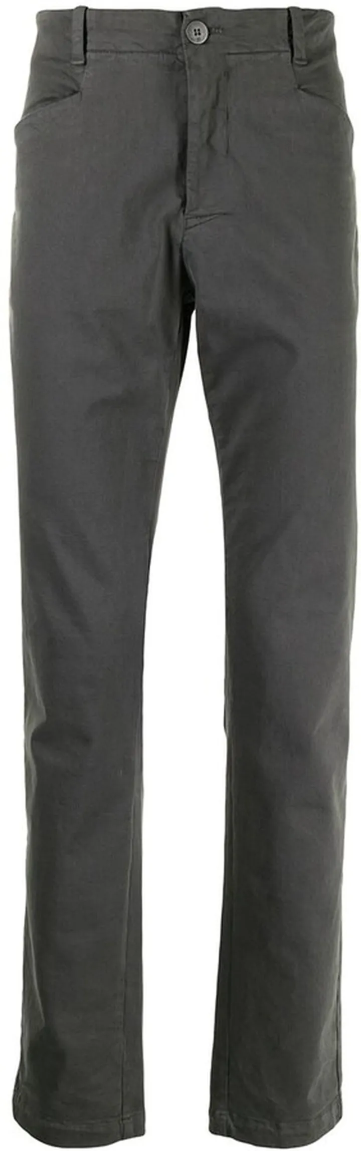 High-Waisted Straight Leg Trousers