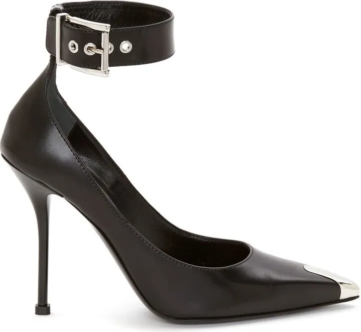 ALEXANDER MCQUEEN- Punk Leather Pumps