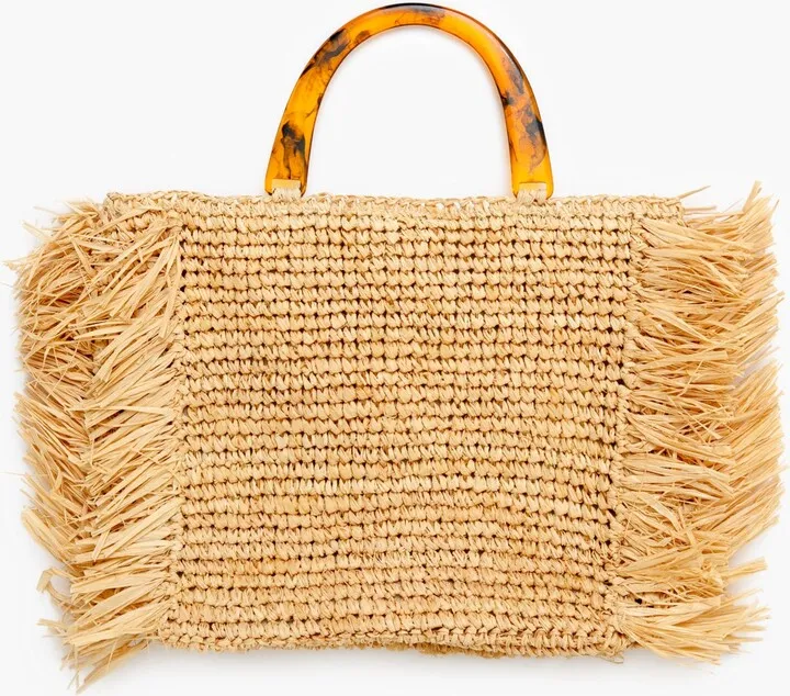 Tortoise Fringe Bag