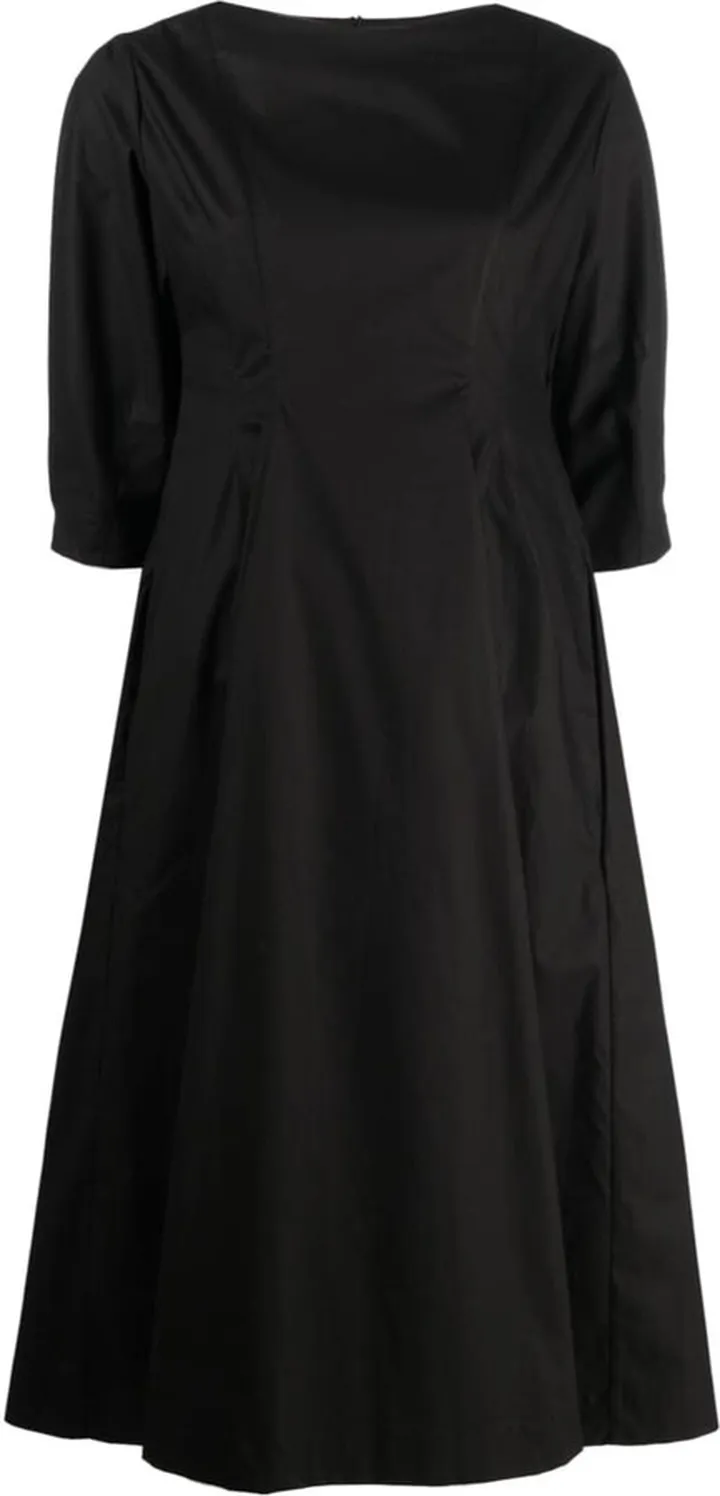 Empire-Line Cotton Midi Dress