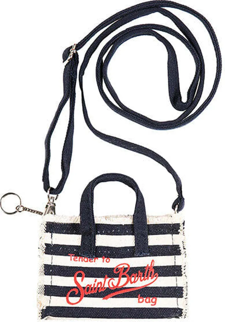 Navy Blue Canvas Key Holder