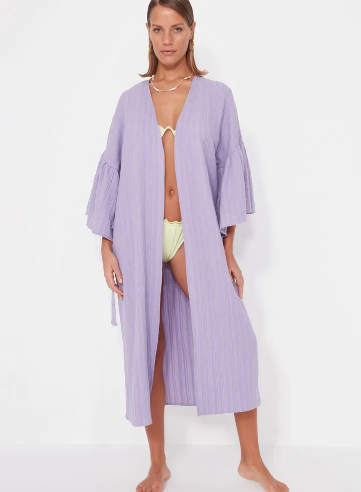 Belted Longline Kimono