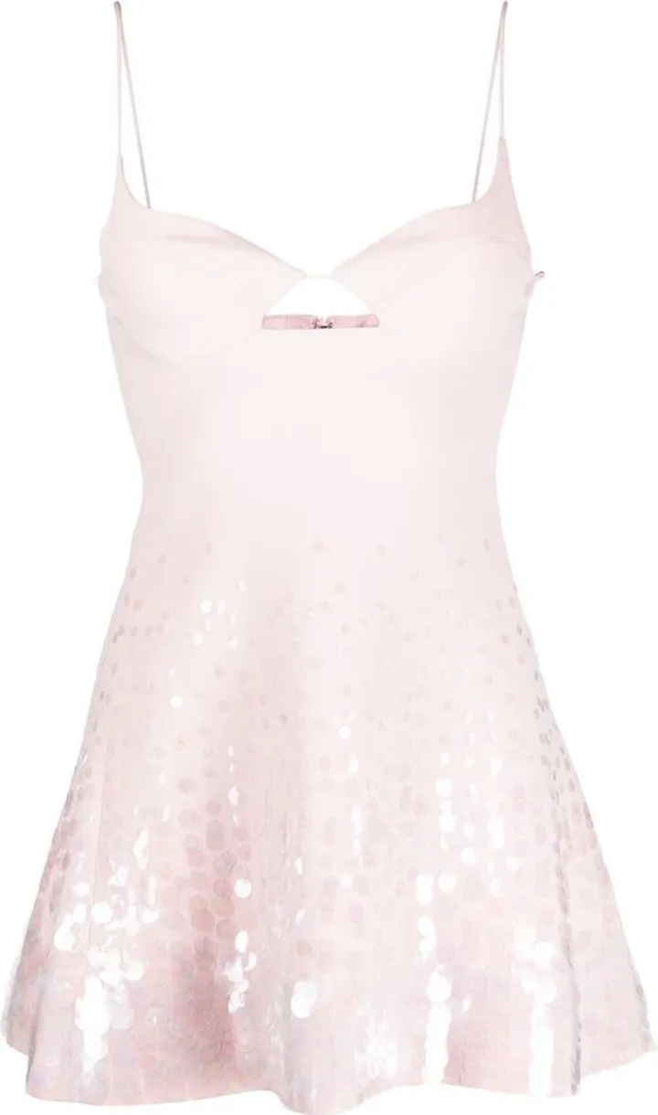 Sequined Sleeveless Minidress