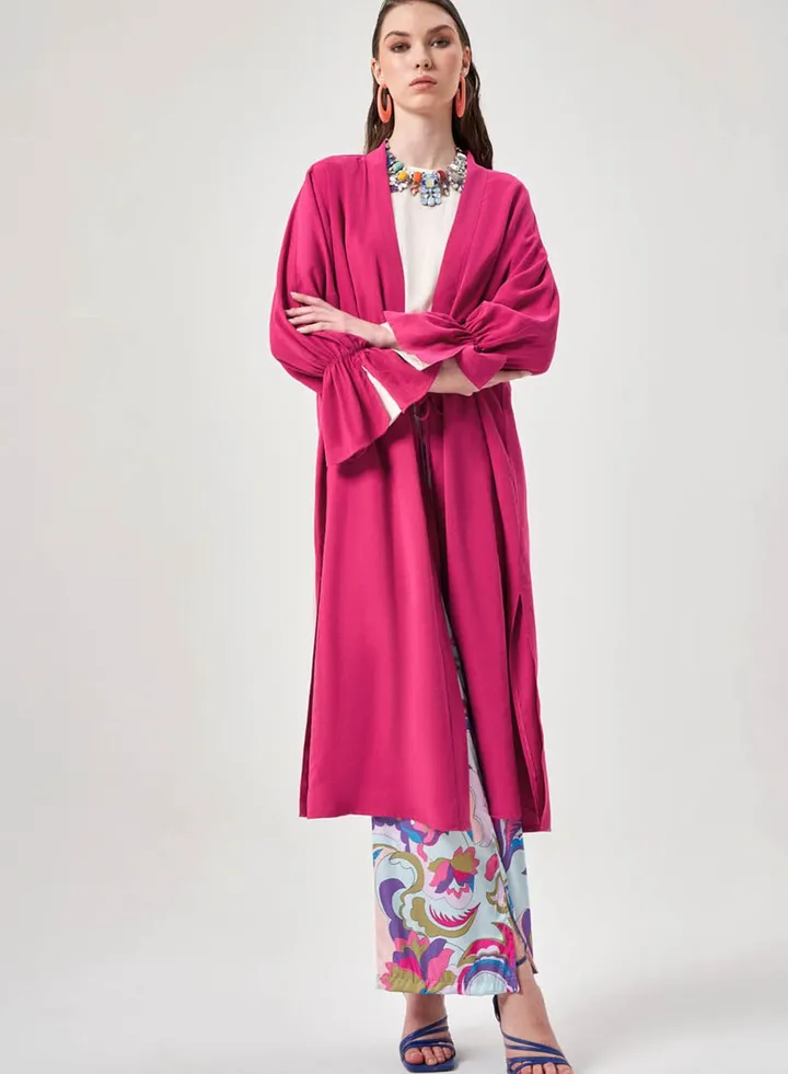 Flared Sleeve Kimono