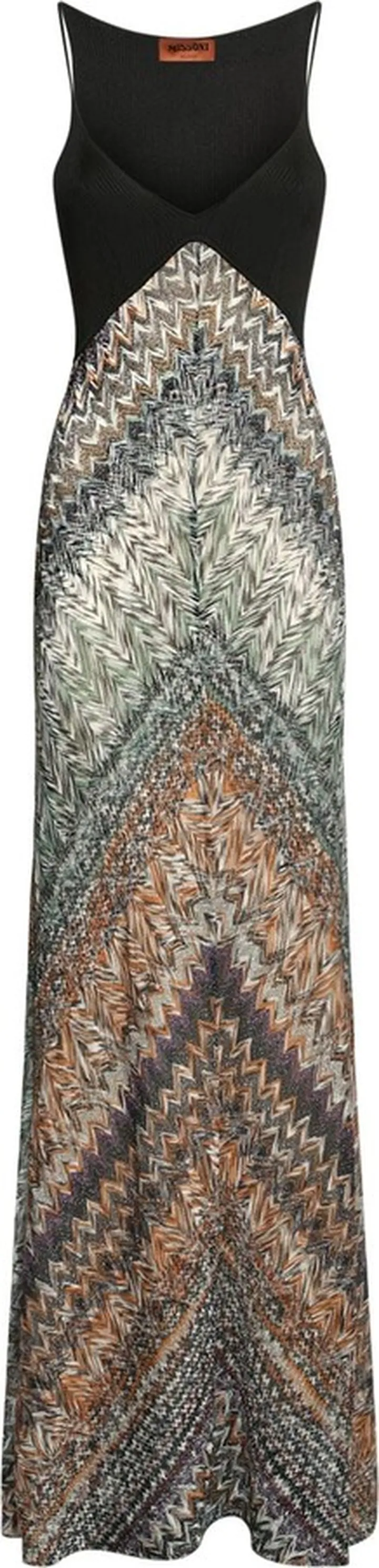 Raschel tech long dress