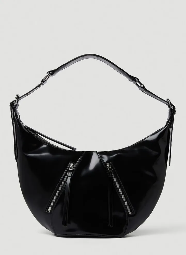 By Far Story Zipped Shoulder Bag