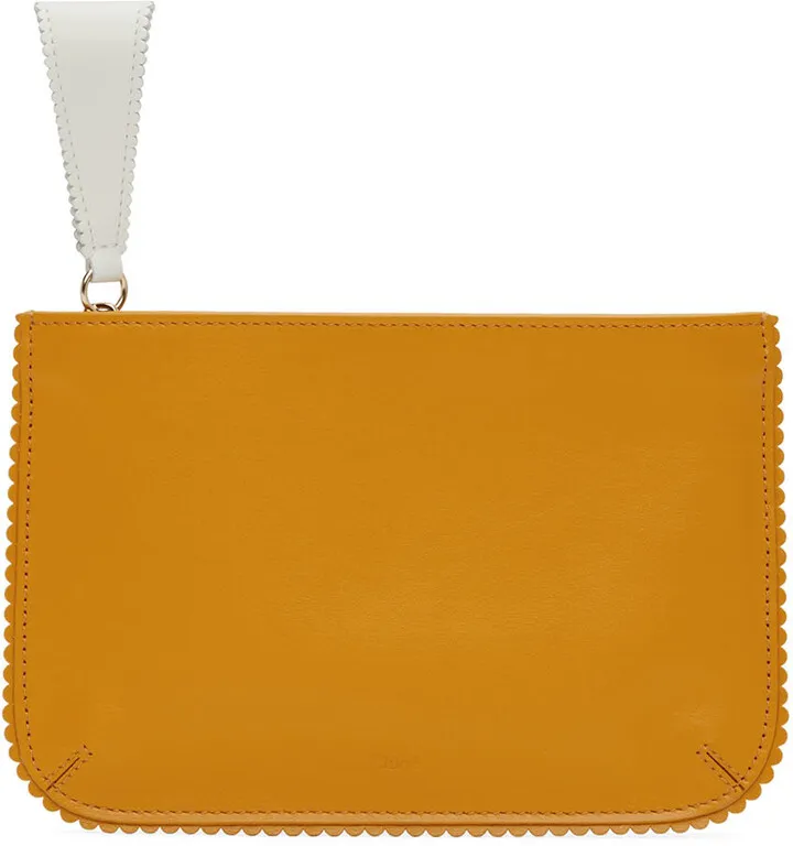 Chloé Yellow Linda Pouch