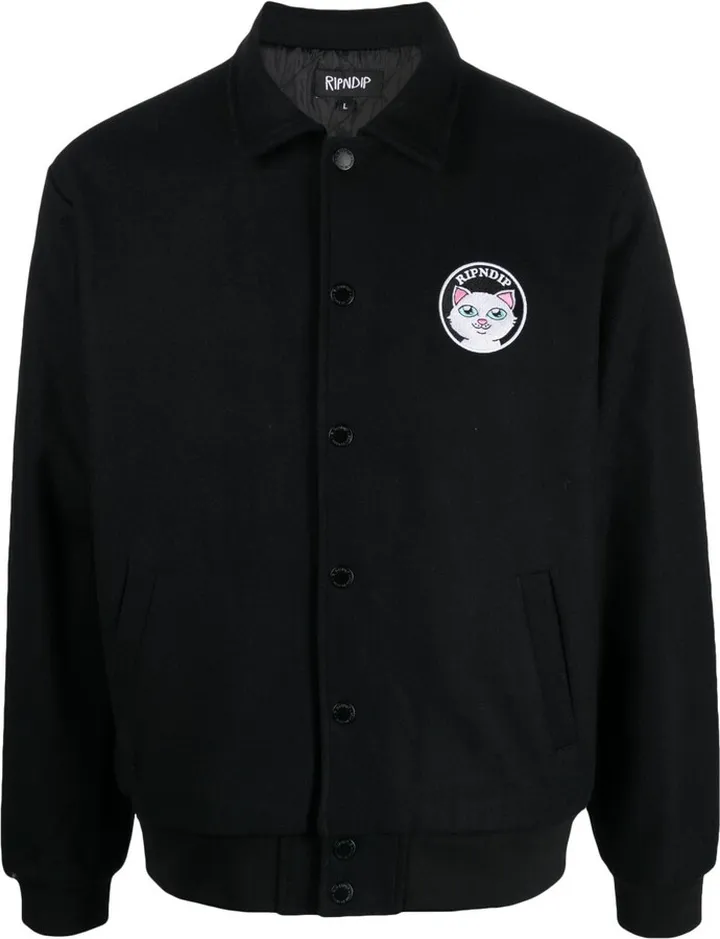 Graphic-Print Bomber Jacket