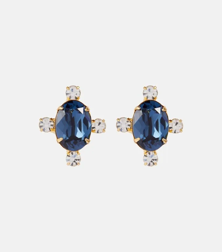 Alice crystal-embellished earrings