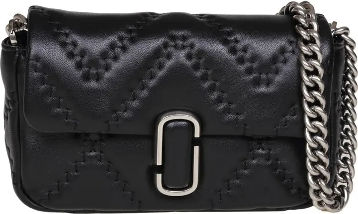 Mini Shoulder Bag In Black Leather