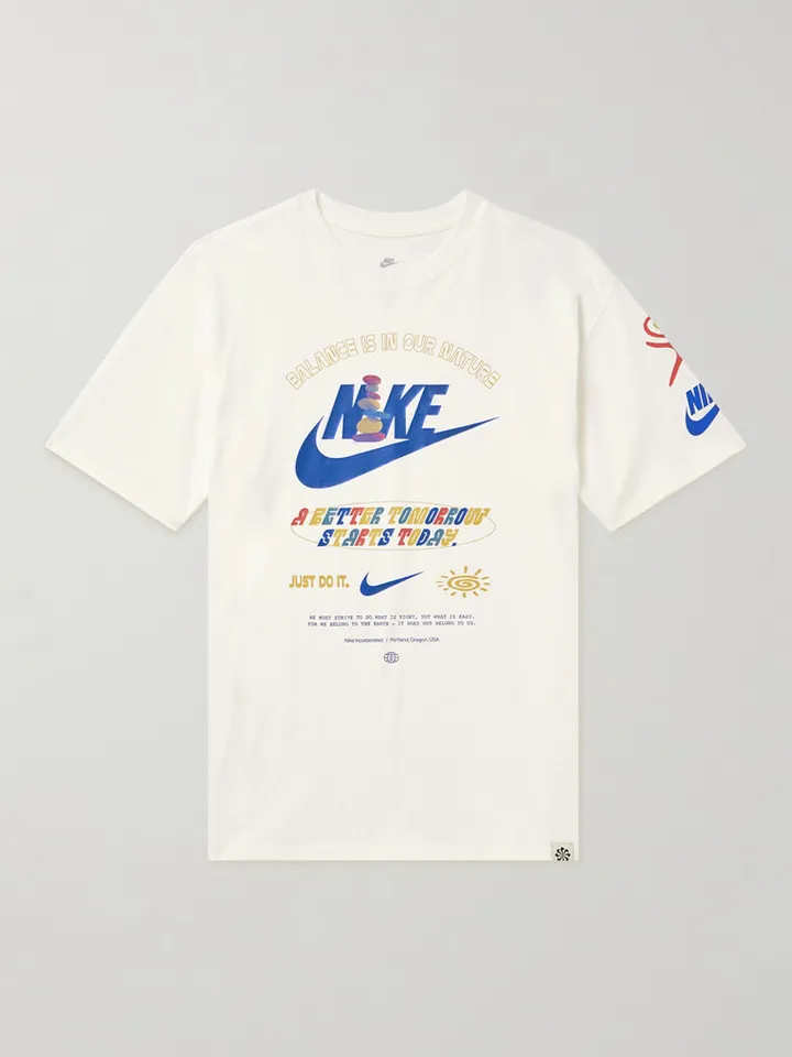 Sportswear Printed Cotton-Jersey T-Shirt