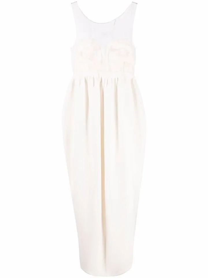 Sheer Mid-Length Dress